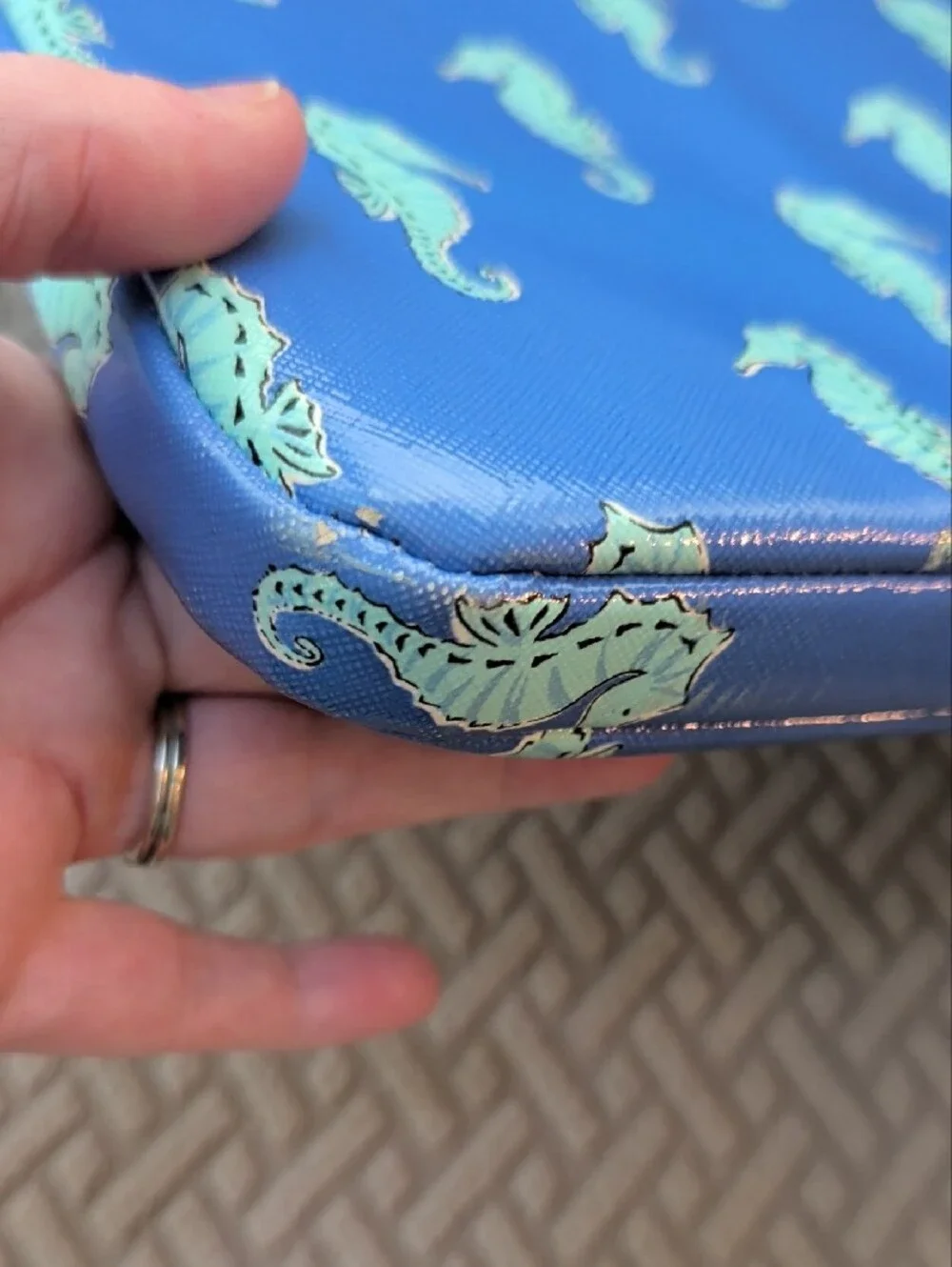 Kate Spade New York Cedar Sea Horse Laptop Bag 13
